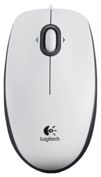 Logitech Mouse M100 White